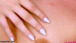 This sexy teen blonde teases with her cute body on cam.