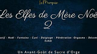 Mother Christmas's elves 2 - french dirty talk action