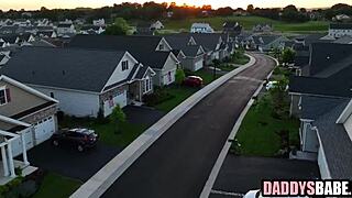 Blonde In Public Interracial Group Activity