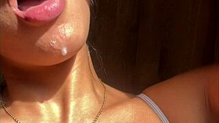 Big booty brunette wants her stepbrother's big black cock now