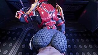 Female Sangheili Fucks Man With Monster Cock