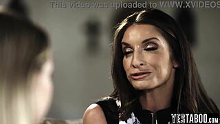 Innocent lesbian teen gets fucked by pastor's milf wife with big boobs