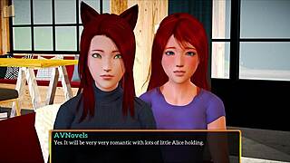 my new family game with redhead milf and brunette