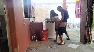 My wife left, and the maid couldn’t resist my hard cock!