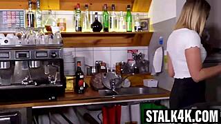 i fucked short-haired brunette jenny doll to fund her husband's shop