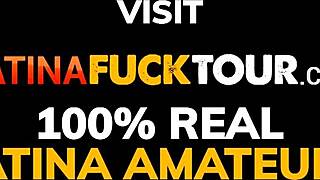 the busty amateur latina meets a tourist for an intimate adventure