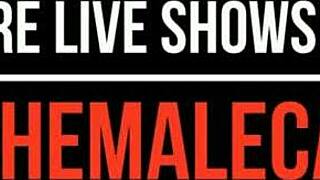 Jasmin Jae, the stunning pornstar babe, eagerly takes on two massive monster cocks in a wild threesome group fetish scene featuring her big tits.