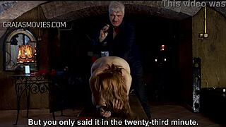 I screamed as the Russian babe whipped me on the extreme torment bench