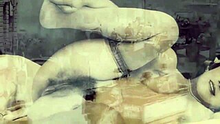 White slut in satin gets blowjob and doggystyle