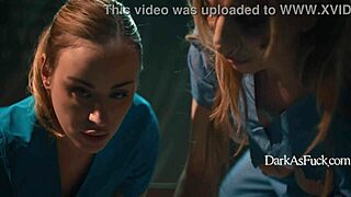 the demon fucks the nurse and squirts milk into her mouth