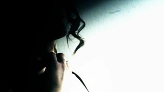 watch this blonde strip on the bed, showing off her big tits and ass