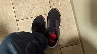 Dare to get naked and masturbate in a public toilet?