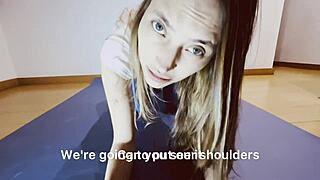 Does my husband know this personal trainer makes me sweat with hard sex?