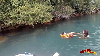 Feeling the rough anal sex on the high seas with my sexy Latina partner.