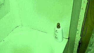 Rubbing my body in the shower solo