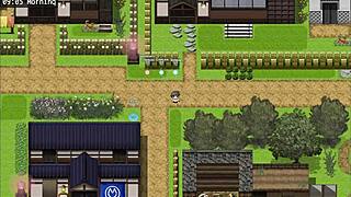 threesome with busty babe and tantaly doll in pov, including blowjob and creampie