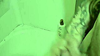 Rubbing my body in the shower solo