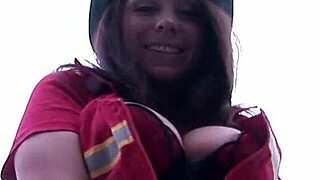 A housewife experiences rough sex with wet elements in a passionate encounter.