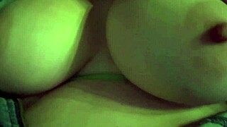 Italian Artemisia Love shows big tits in slow motion solo