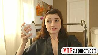 milf enjoys licking pussy in group sex with young and old