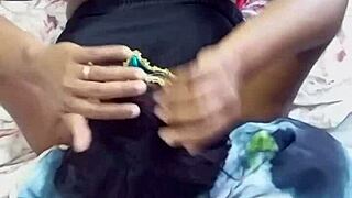 naughty bbw woman enjoys homemade handjob and oral pleasure