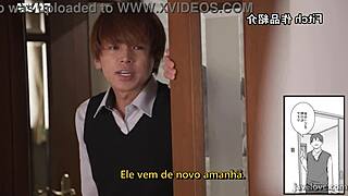 哇，我前情人的儿子和我儿子一起学习 - 佐伯千鹤！