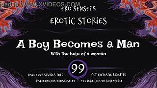 i'm listening to this erotic audio as a boy becomes a man, getting so wet!