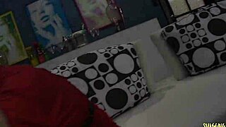 The cute girl took a big black cock in her tight pussy