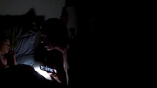 Redhead teen 18+ stepdaughter films steamy sex tape with big dick stepdad in POV.