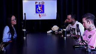 Latina morena alice vasconcelos shows big tits in lingerie, turns bisexual after ass filled with drink