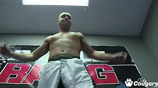 Two horny guys battle to claim Amy Brookes' tight asshole. Anal action ensues.