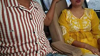 Teen 18+ Shows Boobs in Car for Monster Cock in Risky Public Outdoor Setting