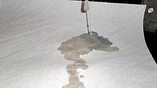 teasing my tied up cock, making it drip and cum?