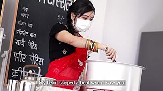 Indian Tea Maker Girl in Costume - Homemade Cute Roleplay?