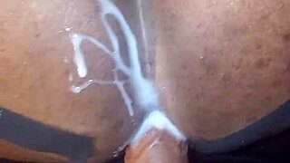 angry black wife tapes husband's asshole