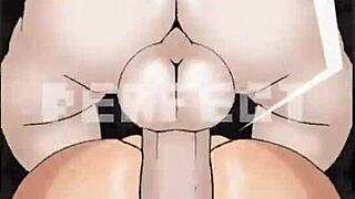 Komi Nagatoro futa dominates with toy play and titty action.