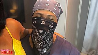 The couple fulfills their fantasy in a wild orgy with anal and big cocks.