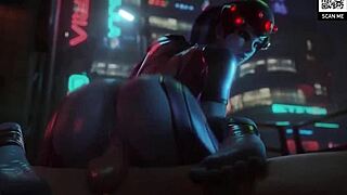 widowmaker compilation featuring various scenes with monster cocks and big asses