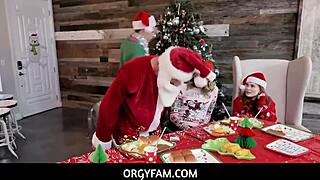 This pervy family orgy on christmas with charlotte sins and summer hart