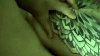 a couple fingers ass in intimate amateur sex with cum