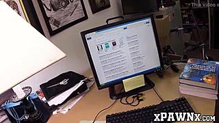 Hey, pretty babe with glasses, wanna fuck wild with a broker?