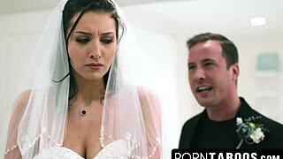 Best man fucks forbidden Bella Rolland before the wedding!