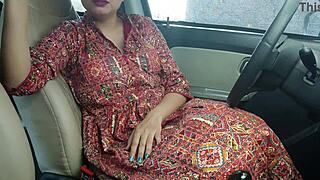 Punjabi Wife Fucked By Husband In Car