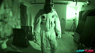 Two cocks, two pussies, and a harness in the dungeon