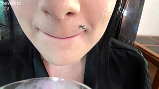 Introducing The Milkshake Maker In A Goth Casting Session