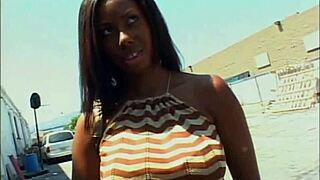 big black babe with huge tits riding hard