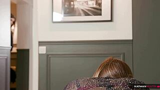 horny lawyer lina luxa takes her client yanick shafts big fat cock up her ass - 4k teaser, bareback doggystyle tight small tits brunette