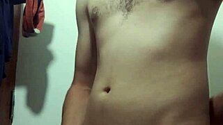 undressing slowly in the bathroom for a private solo session