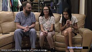 Dr Tampa conducts Angel Santana's 2022 detailed checkup