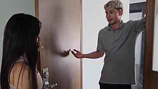 Latina Slut Feels Passion For Building Manager